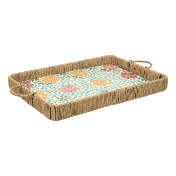 Clearance Dienblad Flower 56 X 40 Cm