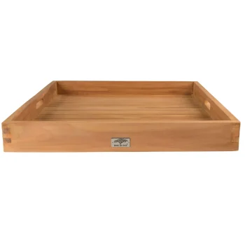 Discount Bois Le Duc Dienblad Rebais 40x40x8 Teak