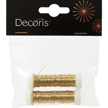 Best Decoris Draad Metaal 3mm 6m Goud 2st