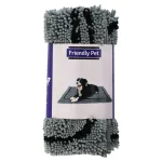 Fashion Friendly Pet Droogloopmat Hond 76x53cm Grijs