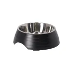 Outlet Friendly Pet Eetpot Hond Ribbel Zwart 350ml