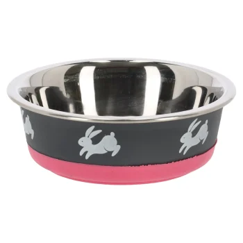 Outlet Flamingo Eetpot Knaagd Nelly Fuchsia 14cm 400ml