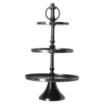 Outlet Etagere Teshig 40 Cm Zwart