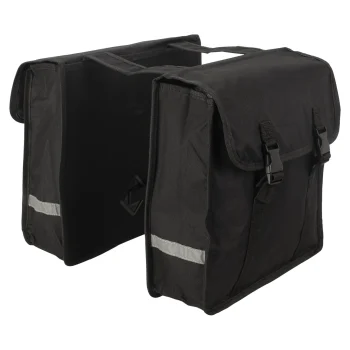 Hot Sundvall Fietstas Dubbel Zwart Basic