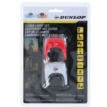 Hot Dunlop Fietsverlichtingset 2-delig