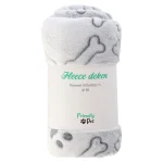 Fashion Friendly Pet Fleece Flanel 100x150cm Grijs