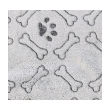 Fashion Friendly Pet Fleece Flanel 100x150cm Grijs