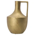 Online Natural Collections Fles Keramiek Goud 16 X 25 Cm