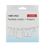 Online Nevac Flexibele Waslijn Met Knijpers 190-240 Cm