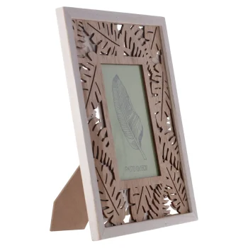 Discount Van Cranenbroek Fotokader Hout Palm Grijs 10 X 15 Cm
