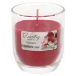 Fashion O'malley Geurkaars In Glas 7 X 8 Cm - Raspberry Rose