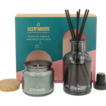 Hot Scentmoods Giftset Secrets Kaars & Geurstokjes