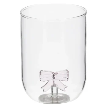 Sale Glas Strik Roze 11 Cm