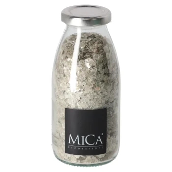 Discount Mica Decorations Glimmer Pebbles 20-30mm 250ml Zilver