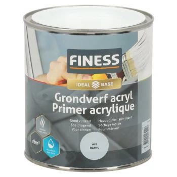 Sale Finess Grondverf Acryl Wit 750ml