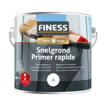 Outlet Finess Grondverf Sneldrogend Wit 2.5L