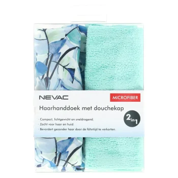 Online Nevac Haarhanddoek Met Douchekap