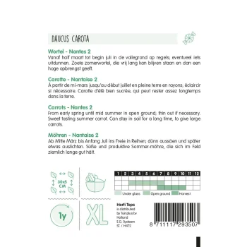 Online Horti Tops Halflange Wortelen Nantes