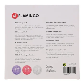 New Flamingo Hamsterspeelbal Neon