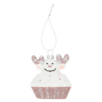 New Hanger Cupcake Rendier Roze 7 X 8 Cm