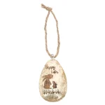 Hot O'malley Hanger Ei Hout 8cm Goud