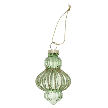 Online Hanger Glas Pegel 7 Cm Groen