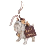 Sale Hanger Hond Bel Goud 8 Cm