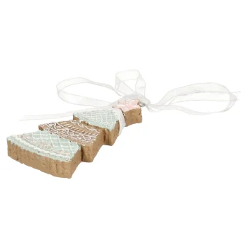 Hot Hanger Kerstboom Ster Gingerbread 9 Cm