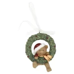 New Hanger Krans Beer Groen 10 Cm