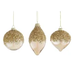 Clearance House Of Seasons Hanger Ornament Champagne 8 Cm