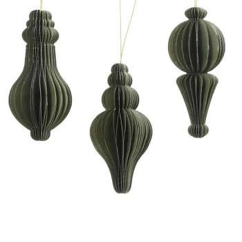 Fashion Decoris Hanger Papier Pegel Groen 12 Cm