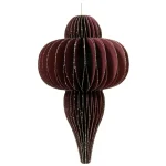 New Decoris Hanger Papier Pegel Maroon 40 Cm