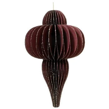 New Decoris Hanger Papier Pegel Maroon 40 Cm