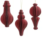 Sale Decoris Hanger Papier Pegel Rood 12 Cm