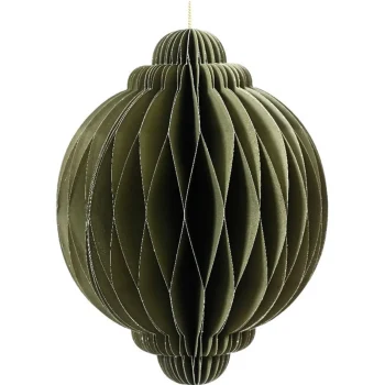 Hot Decoris Hanger Papier Pegel Ui Groen 15 Cm