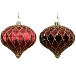 New Decoris Hanger Pegel 8 Cm Rood