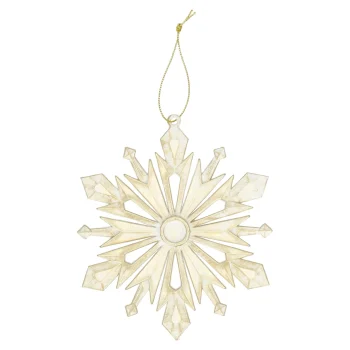 Discount Hanger Sneeuwvlok Goud 12 X 12 Cm