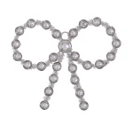 Fashion Boltze Home Hanger Strik Bowi Zilver 10x9cm