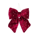 Clearance Mica Decorations Hanger Strik Rood 15x17cm