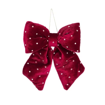 Clearance Mica Decorations Hanger Strik Rood 15x17cm