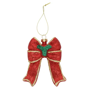 Outlet Hanger Strik Rood Goud 9 X 10 Cm