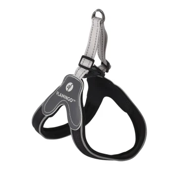 Discount Flamingo Harnas Hilka Easy Zwart M 25mm 40-50cm FP