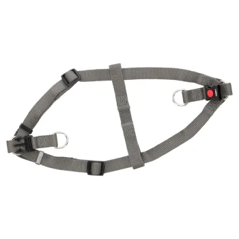 Outlet Friendly Pet Harnas Step&go Ziggi Donkergrijs XS 10mm 20-35cm FP