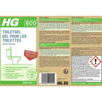 Clearance HG ECO Toiletgel 0.5L NL