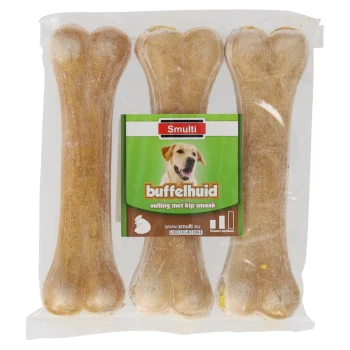 New Smulti Hondenbeen Kip 16cm 3st