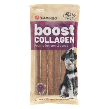 Fashion Smulti Hondensnack Boost Worst Kip Met Collageen 600g