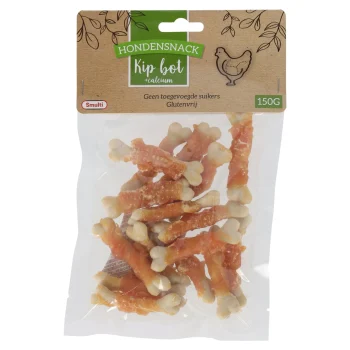 Discount Smulti Hondensnack Calcium Bone Kip 150G