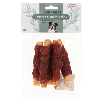 Outlet Smulti Hondensnack Crunch Stick Eend 85g