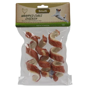 Fashion Smulti Hondensnack Curl Kip 15cm 3st