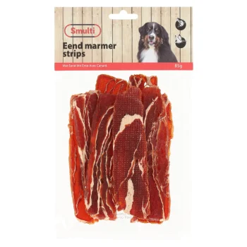 Fashion Smulti Hondensnack Eend Marmer Strips 85g